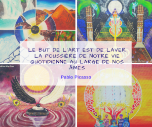 Atelier créatif : "Le but de l'art est de laver la poussière de notre vie quotidienne au large de nos âmes". Pablo Picasso