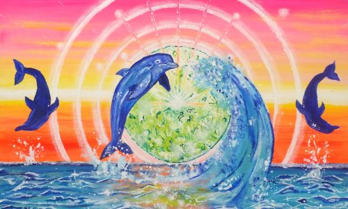 peinture intuitive dauphin