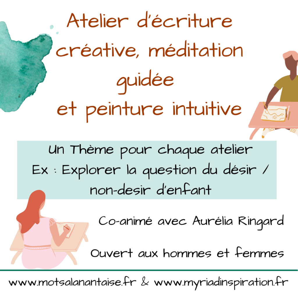 atelier écriture méditation peinture